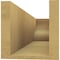 Ekena Millwork 6in. W x 6in. H x 24in. L Garner Woodgrain TimberThane Rafter Tail, Primed Tan RFTUR06X06X24GARRCPR - alternate 3